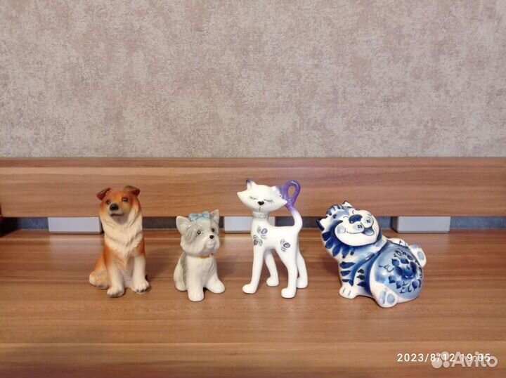 Фигурки кошек и собак