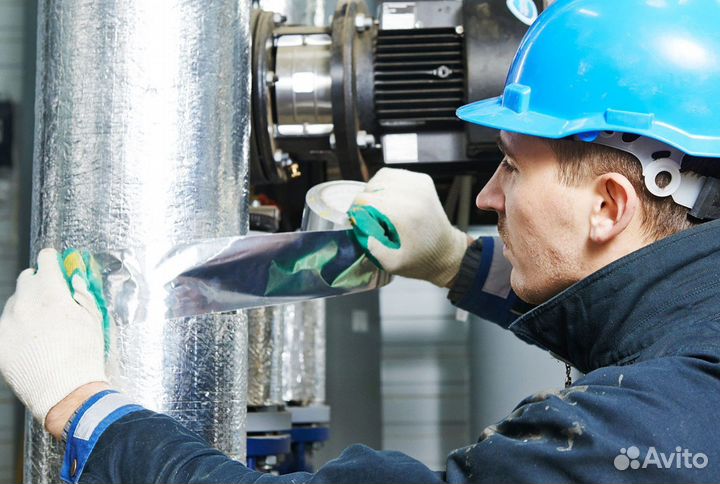 Изолировщик на термоизоляции