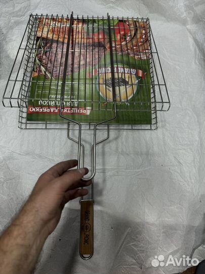 Решетка для гриля из нержавейки 46х46см