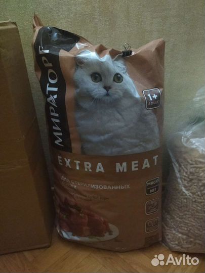 Кошачий корм Winner extra meat, 10кг