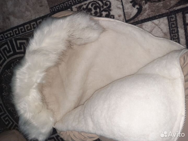 Конверт кокон на выписку зимний