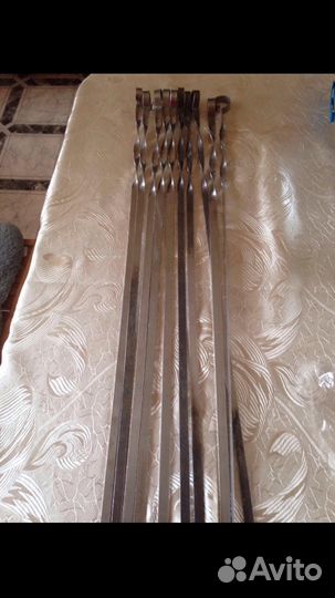 Шампуры нержавейка крепкие