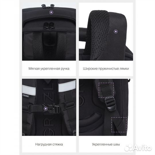 Рюкзак Grizzly RU-134-3 оранжевый