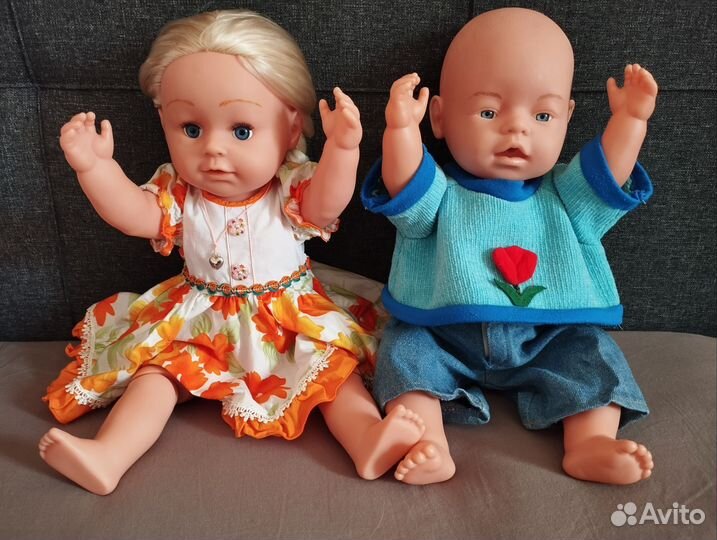 Кукла и пупс с аксессуарами пакетом