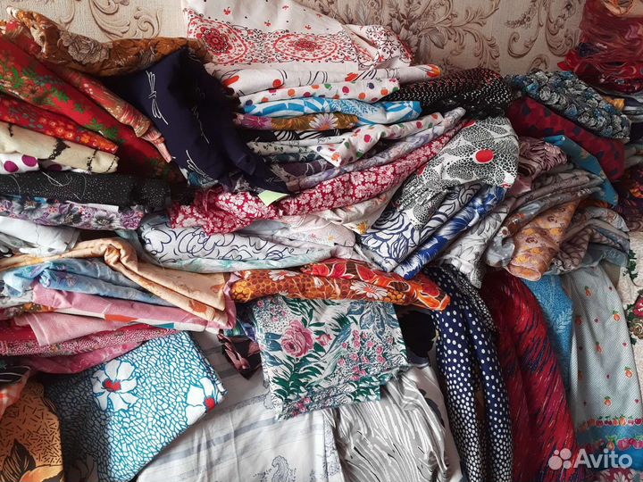 Ткань разная СССР постель