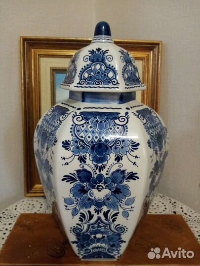 Ваза - чайница, Дельфт Голландия