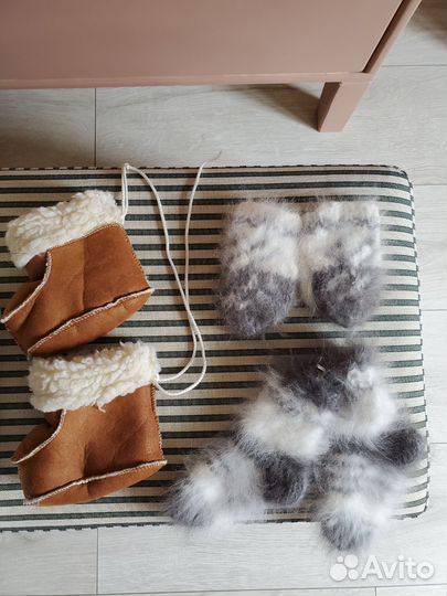 Вязанные носки детские,шерстяной жилет, варежки