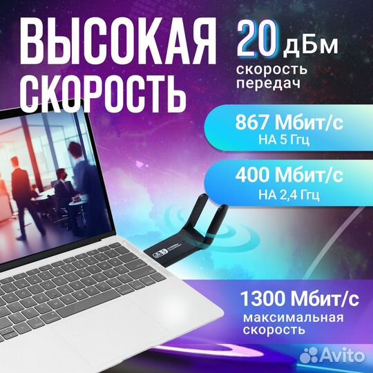 Wi-Fi-адаптер 5 ггц / 2.4 ггц, усилитель wifi