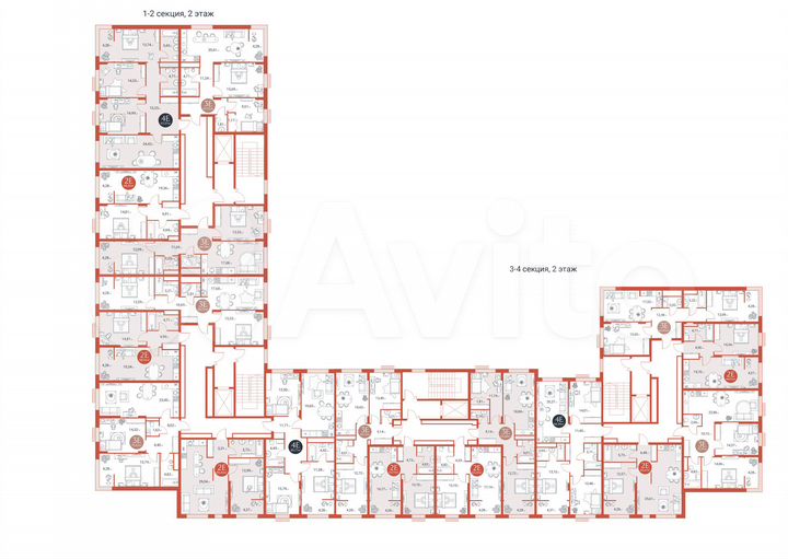 4-к. квартира, 83,2 м², 5/9 эт.