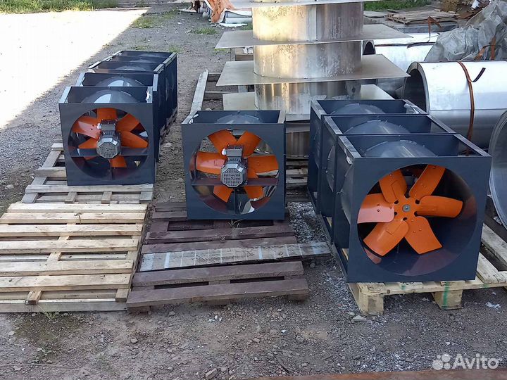 Сушильные камеры - осевые вентиляторы