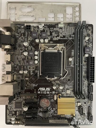 Материнская плата asus h110m-r