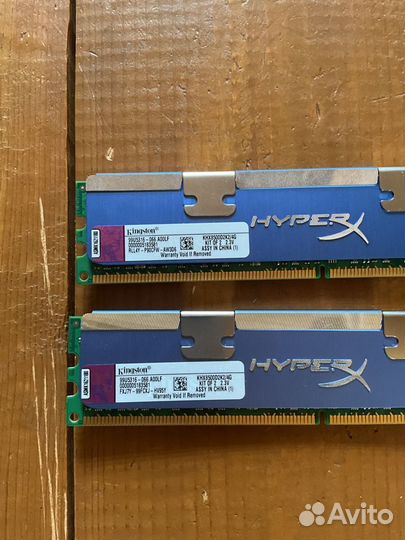 Оперативная память ddr2 2x4gb hyperx (Kingstone)