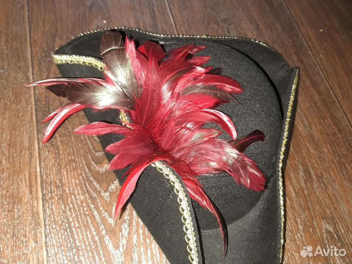 Пиратская шляпа треуголка