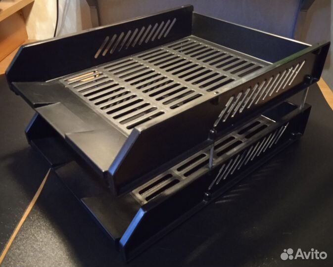 Лоток канцелярский двухярусный