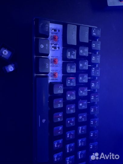 Игровая клавиатура panteon t3 red switches