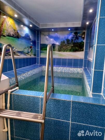 Баня с бассейном