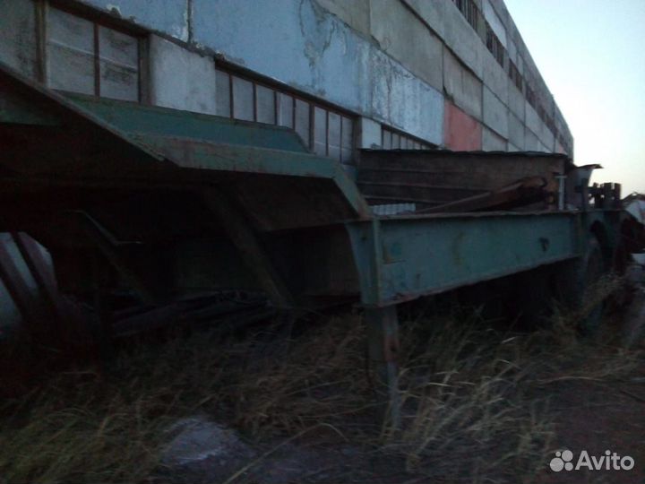 Прицеп трал (тяжеловоз) ЧМЗАП 5208, 1985