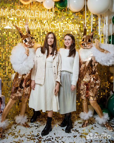 Зеркальные зайцы Шоу на свадьбу