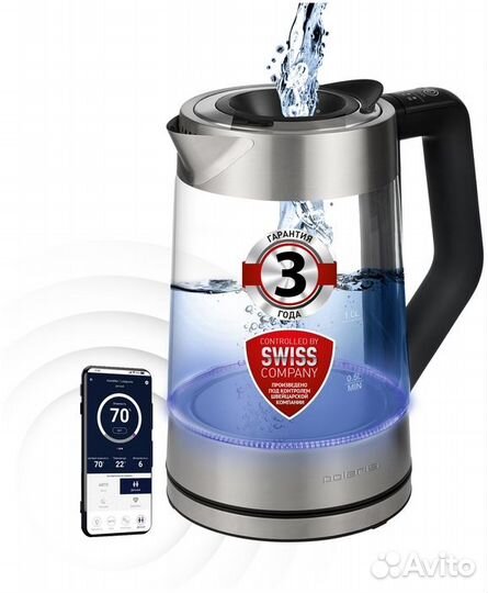 Чайник Polaris PWK 1725cgld wifi IQ Home (1725cgld