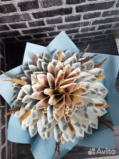 Денежный букет мужской