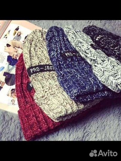 Шапка новая зимняя женская вязанная