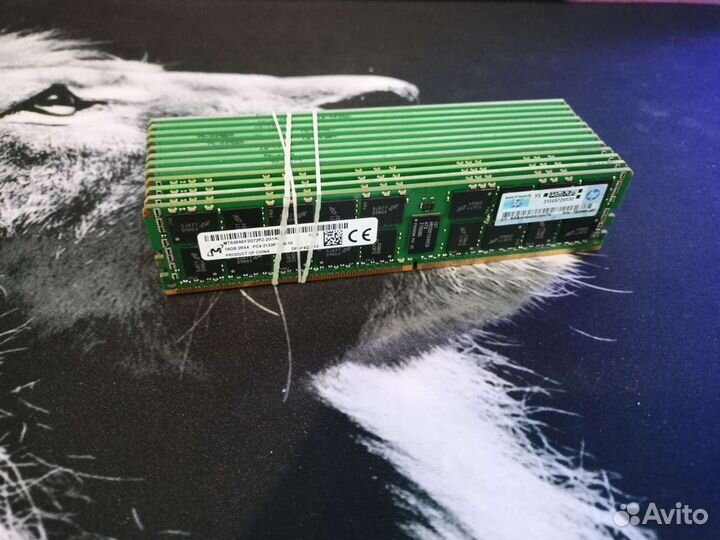 Память DDR4 Micron 16Gb 2133Mhz ECC REG