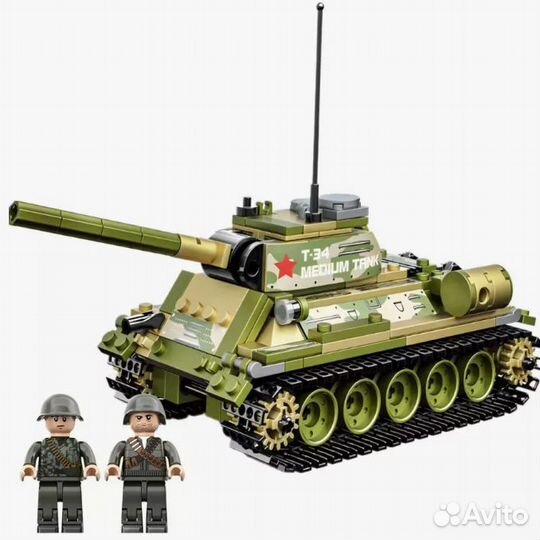 Конструктор Советский танк Т-34 (6836)