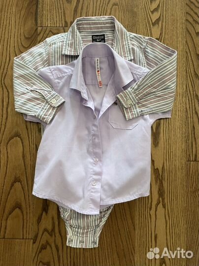 Рубашка детская для мальчиков 80-86