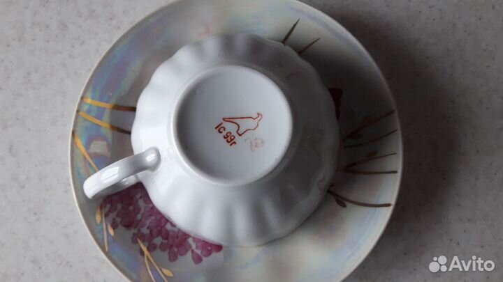 Чайная пара из фарфора