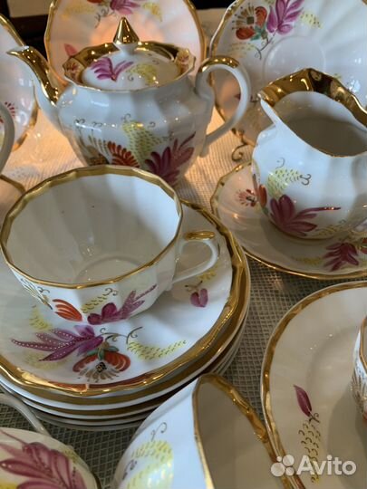 Чайный сервиз Вербилки Пурпурный лист