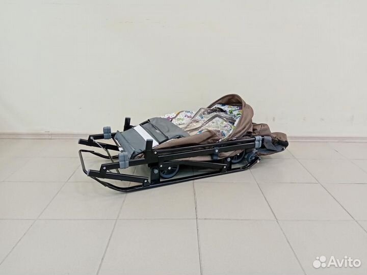 Санки-коляска Galaxy Kids 3-2T /Новые