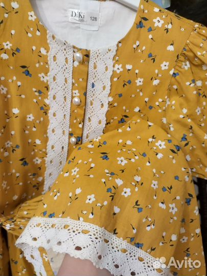 Нарядное платье для девочки 122 128