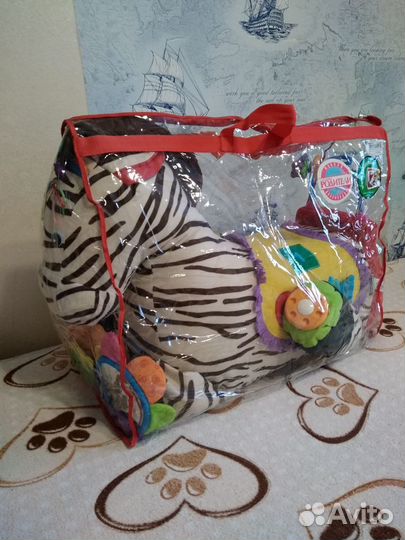 Игрушка мягкая большая лошадь