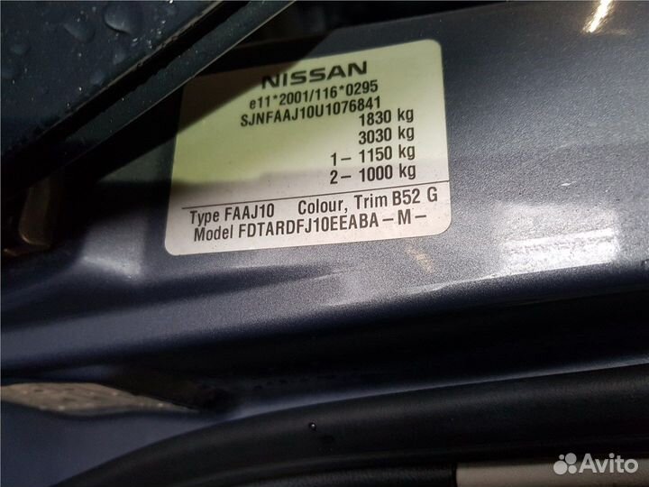 Разбор на запчасти Nissan Qashqai