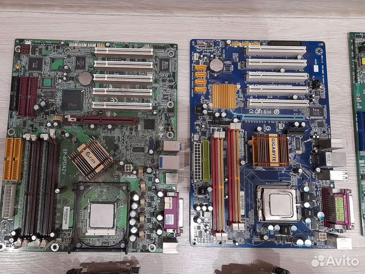 Ретро: материнские платы, процессоры, память