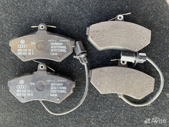 Тормозные колодки Audi 80