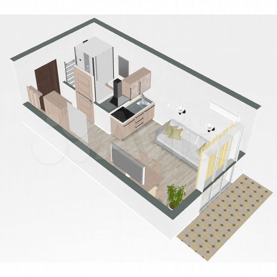 Квартира-студия, 24 м², 5/9 эт.