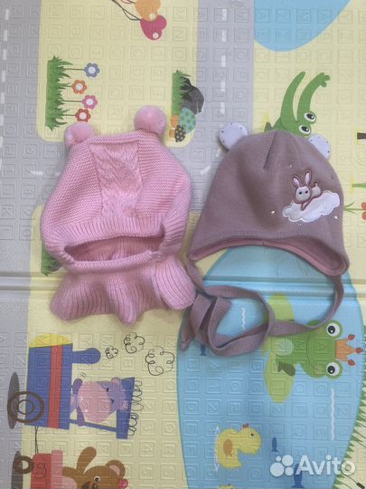 Шапка шлем журавлик