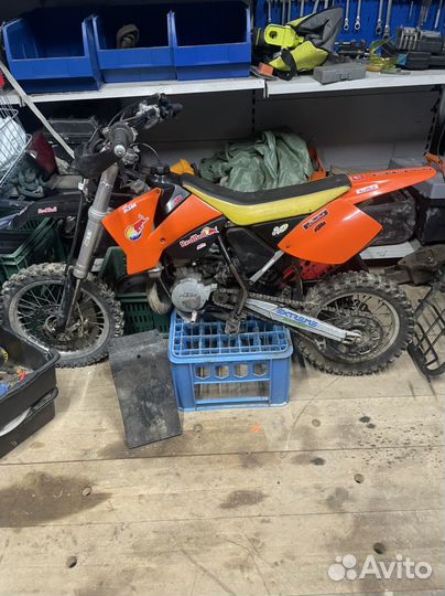 Кроссовый мотоцикл ктм sx-65