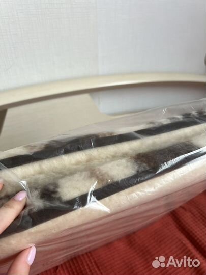 Сидушки на стулья из натуральной овечьей шерсти