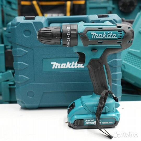 Аккумуляторная дрель шуруповерт makita