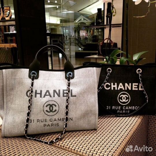 Сумка шоппер Chanel деним