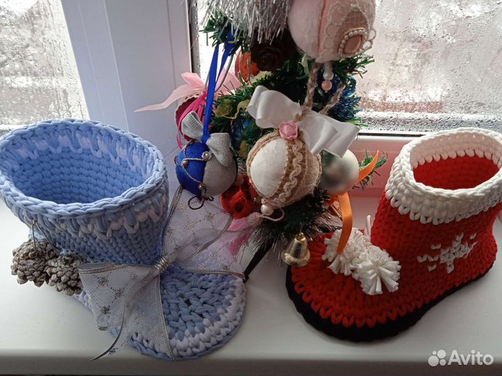 Новогодний сапог сапожок в подарок