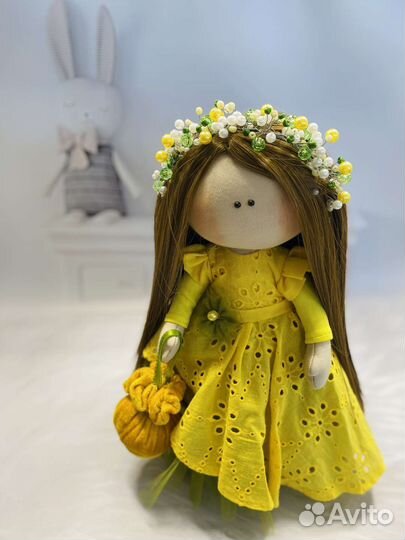 Интерьерная кукла ручной работы