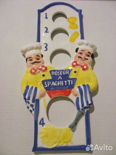 Толстомерка/ или Макарономерка. Фарфор. Италия