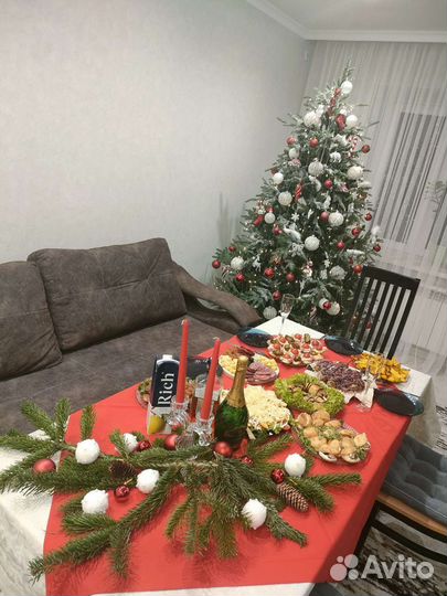 Ёлка литая+пвх 210см