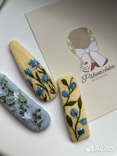 Заколки и резинки ручной работы