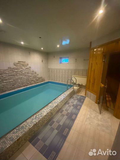 Баня сауна с бассейном