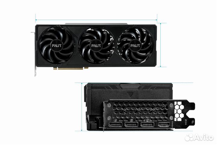 Видеокарта Palit RTX 4070 Ti super JetStream OC