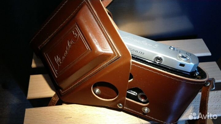 Фотоаппарат Москва-5 кмз СССР 1959 г. Ретро Винтаж